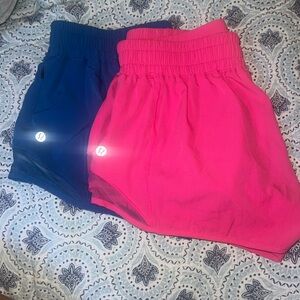 Lulu lemon hotty hot shorts size 4